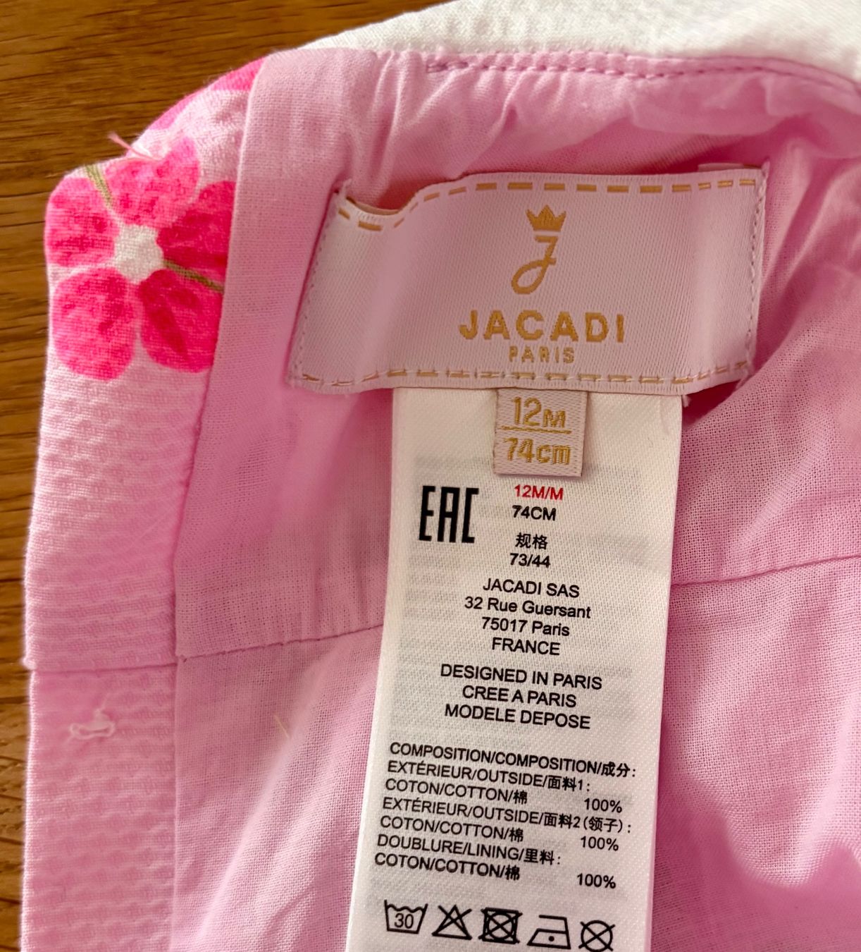 Jacadi Kleider & Röcke: Jacadi Paris Kleid Gr. 74 / 12 Monate – Neu (gemäss Beschreibung) aus Root von AmiraAe 2