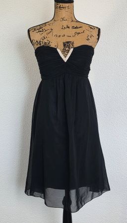 Schickes, Cocktailkleid, schwarzes Sommerkleid, Gr L. Neu