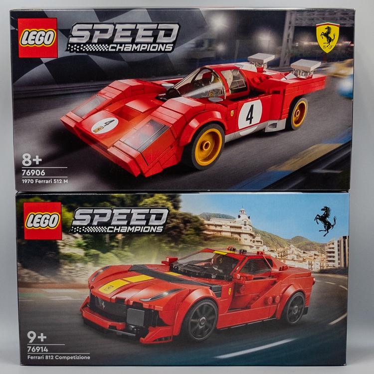 Lego Speed Champions Ferrari Pack 812C & 512M 76914 & 76906