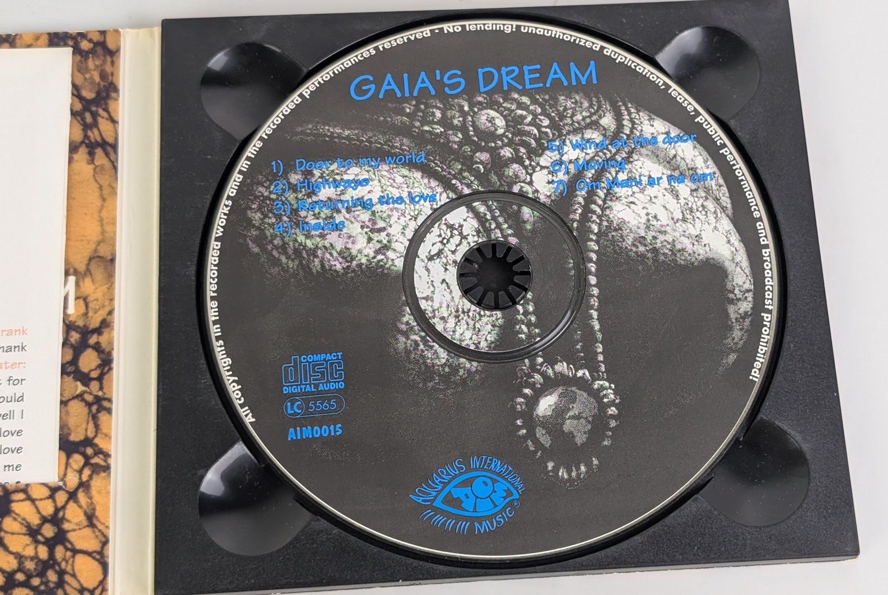 CDs: Gaia's Dream CD, Gary Thomas, Hossam Ramzy, top! – Gebraucht aus Zürich von 1.Simon 5
