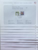 Schweizer Briefmarken: Sammelblätter PTT 1991 bis 2000