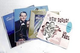 4x LES PAUL & MARY FORD, 10 & 12" aus der Zeit, >G+/G+