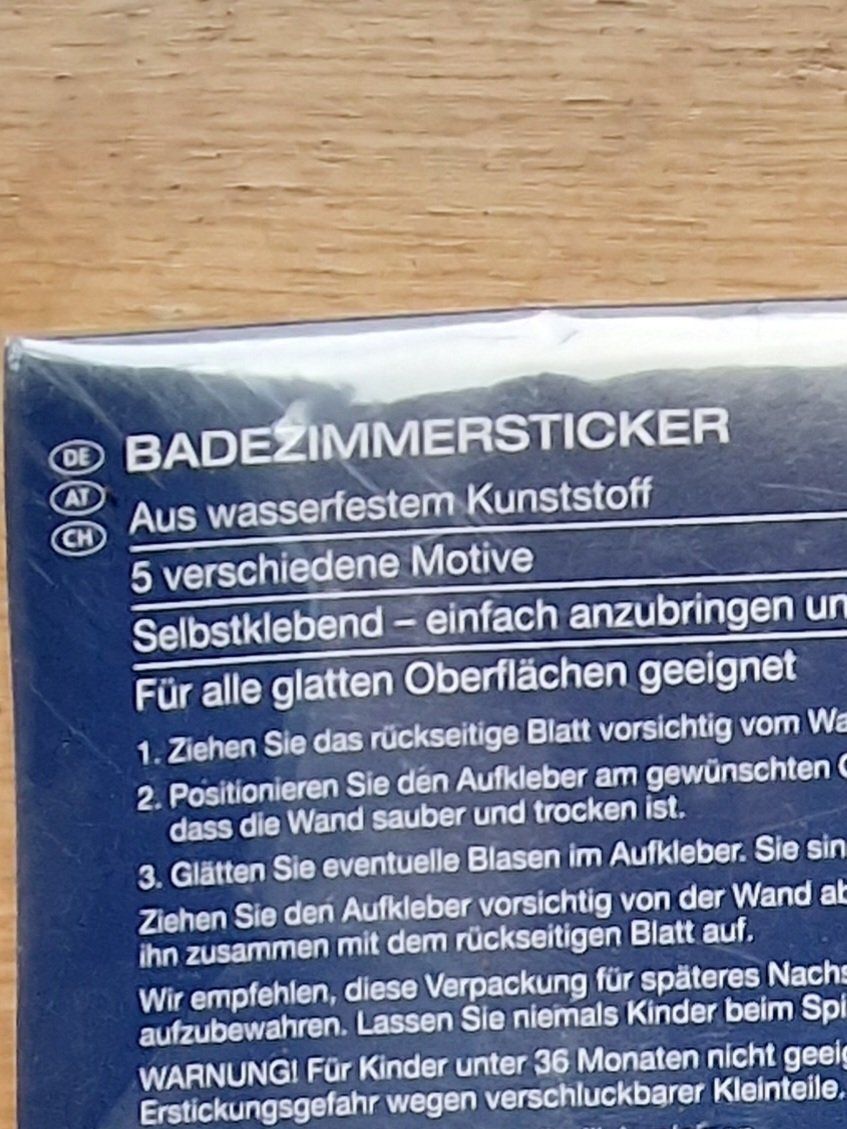Sticker: Badezimmersticker – Nuovo e nell'imballaggio originale da Zürich venduto da Gabced 2