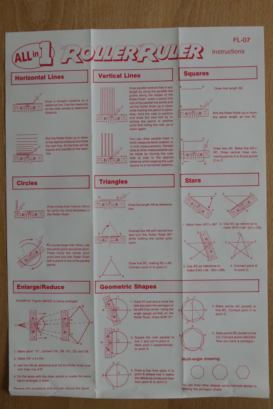 Autres écriture & dessin: RollerRuler All in 1 – rollendes Lineal, gross + klein – Neuf (Voir description) à Greifensee par Freakler 3