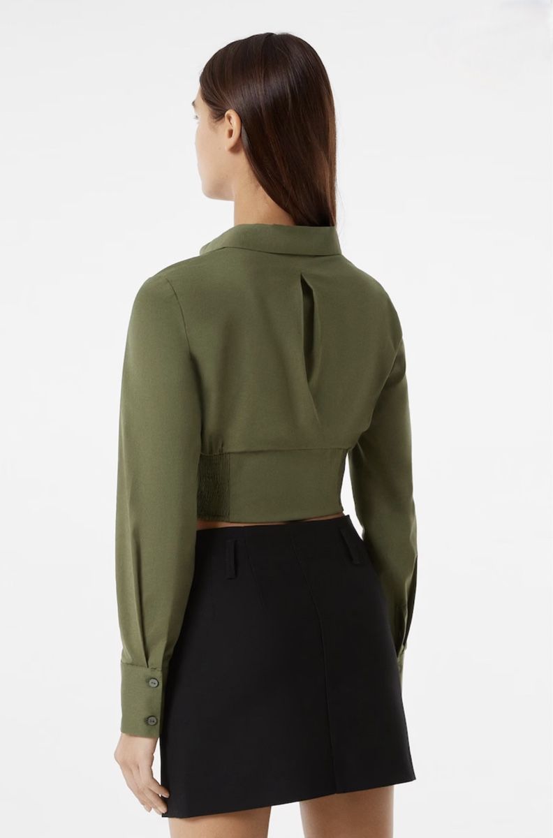 Bershka Camicette: Bershka - Bluse in Oliv – Nuovo (secondo la descrizione) da Zürich venduto da CBN_Fashion 4