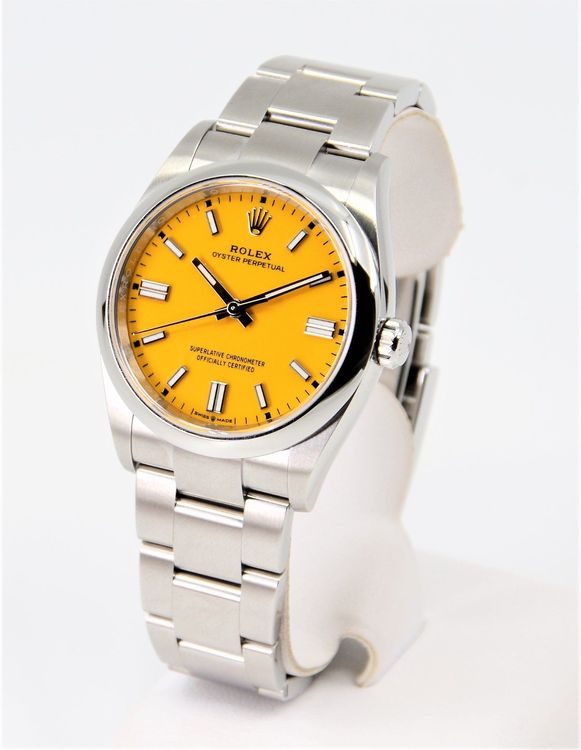ROLEX OYSTER PERPETUAL 36 YELLOW DISCONTINUED 126000 08.2021 Kaufen