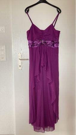 Elegantes, violettes Abendkleid - Grösse 44 Top Zustand