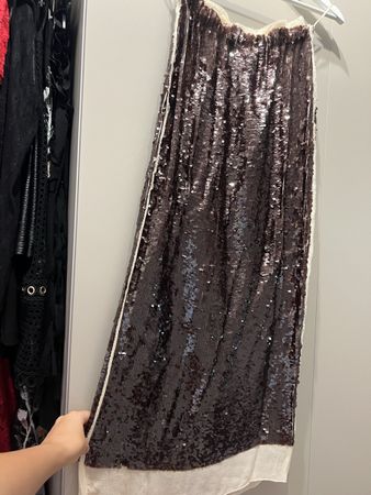 ZARA Pailletten Rock