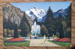 Interlaken, Kurgarten 1931 n. Baar z. Fam. Utiger- Büeler