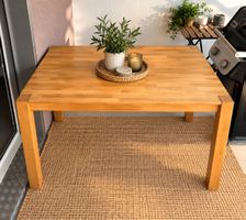 Holztisch rechteckig 140cm x 90cm guter Zustand
