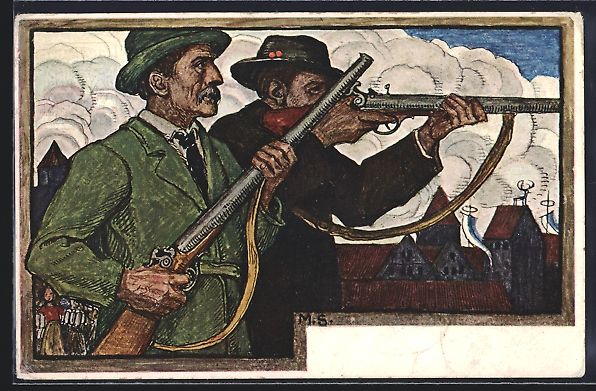 Cancelleria postale: Matthäus Schiestl: München, XV. Deutsc – Usato da Berlin venduto da bartko-reher