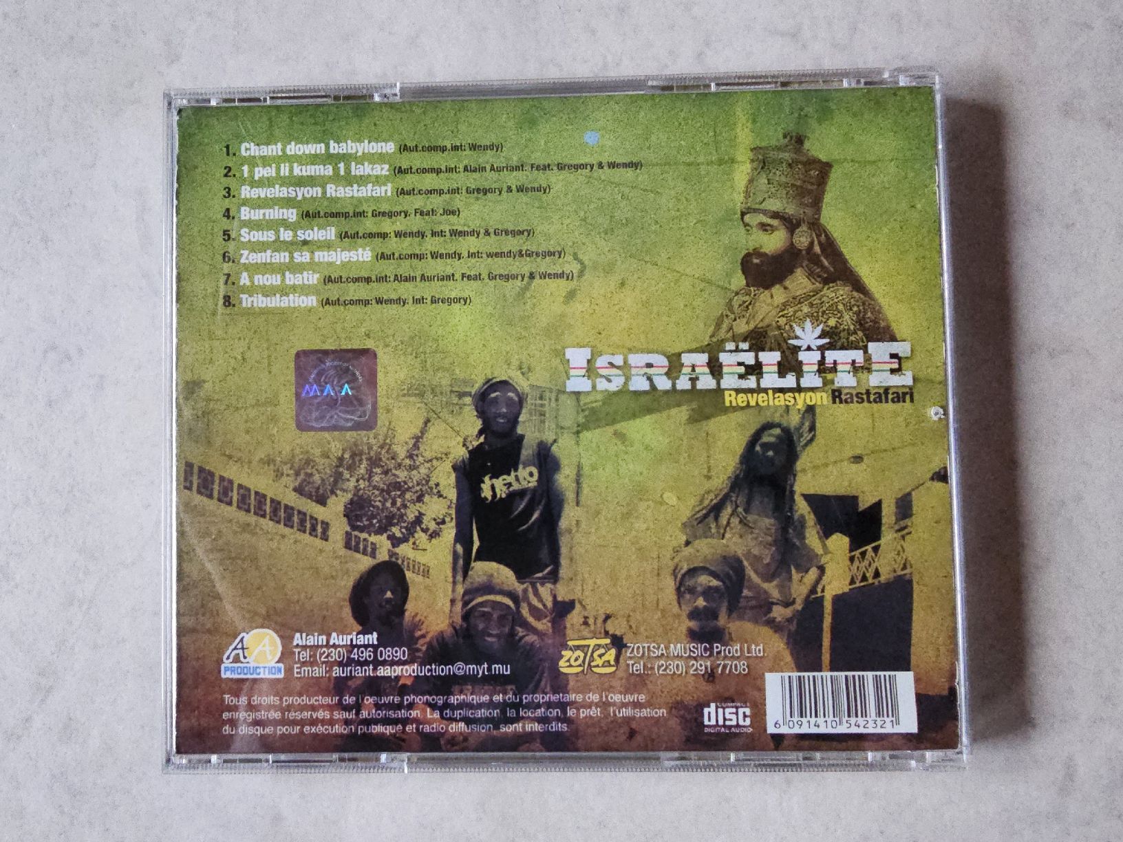 CD: Israëlite  -  Revelasyon Rastafari – Usato da Schneisingen venduto da backstore24 1