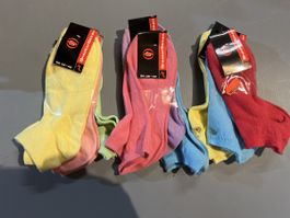 Neue Sneaker Socken GR 36-42 Baumwolle Mix 3 Paar