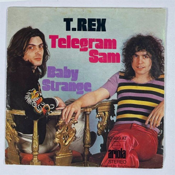 Dischi in vinile: Single: T. REX - Telegram Sam (1972) – Usato da Frenkendorf venduto da Yard-Sale-2000