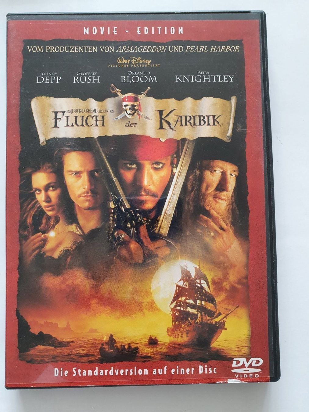 Tutti i DVDs: Fluch der Karibik 1 DVD – Usato da Oberdorf BL venduto da BaldenEagle