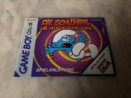 ANLEITUNG FÜR DIE SCHLÜMPFE IM ALPTRAUMLAND GAME BOY COLOR