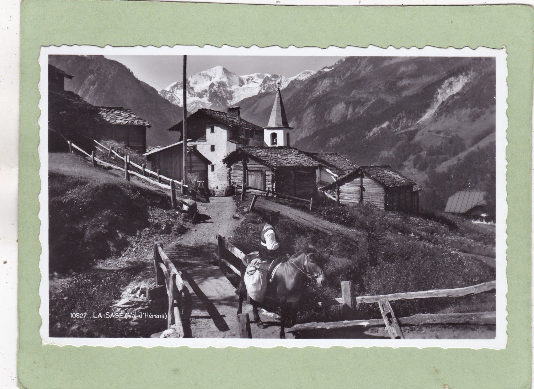 Cartes postales: La Sage Val d' Hérens 1956 – D'occasion à Herisau par Lisegrat2008