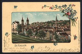 Passepartout-Lithographie St. Gallen, Te