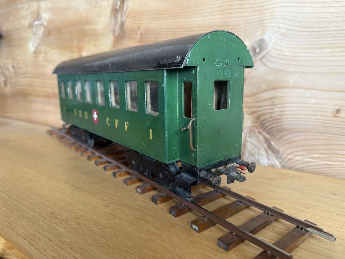 SBB/CFF/FFS Modellini di ferrovie: Eigenbau Spur 1 PW aus Sammlung Tele René – Usato da Amden venduto da vipernatter 6