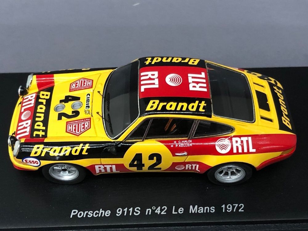 Décalcomanies Porsche 911 S Rallye Monte Carlo 1973 Claude Haldi Decals Arena 1/43