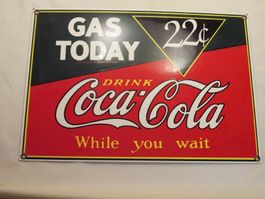 Gas Today - Drink Coca Cola while you wait Emaileschild