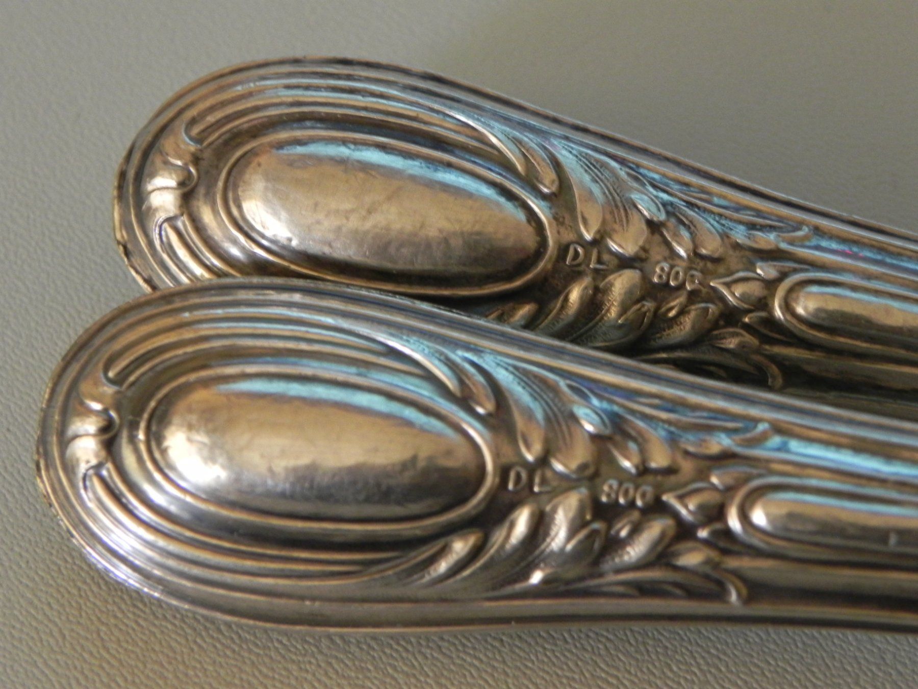 Set di posate: Besteckset 800 Silber / vergoldet – Usato da Minusio venduto da Lory64 6