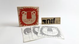 Vintage Naef Animal Puzzle (Schweiz) – 25 Holzwürfel