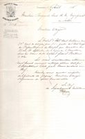 Louis-Henri Delarageaz Canton Vaud 1866 Dokument Autograph