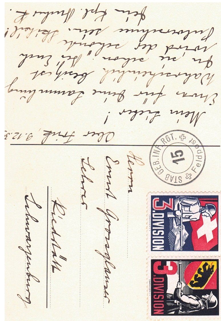 Ansichtskarten: Armee Postkarte 1939 – Gebraucht aus Sugiez von brockicenter 1