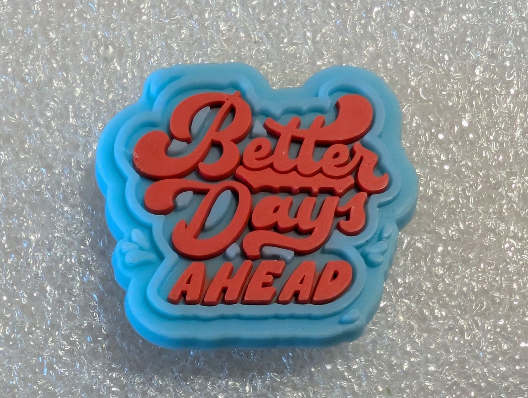 Placchette & Badge: Ansteckpin 284: Better days ahead – Usato da Oppligen venduto da Pin-Fall-Shop
