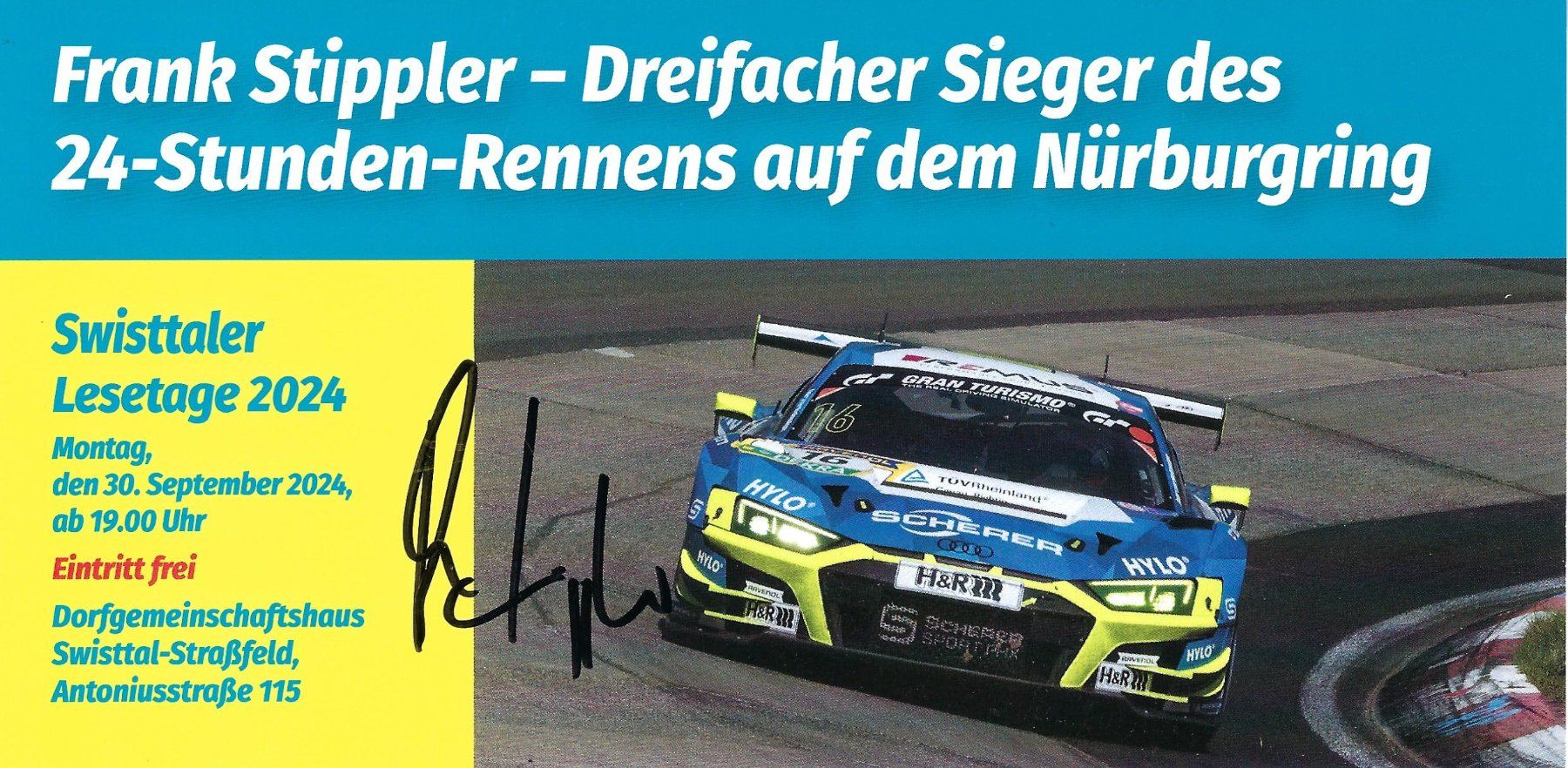 Cartoline: Flyer; Frank Stippler – Usato da Aarburg venduto da Hktm