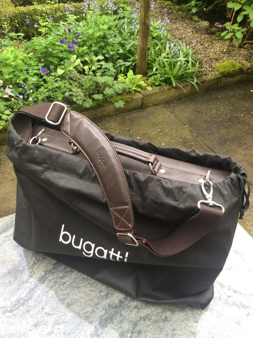 Bugatti Koffer & Taschen: Aktentasche - dunkelbraunes Top-Leder – Neu und originalverpackt aus Basel von Lancer4 5
