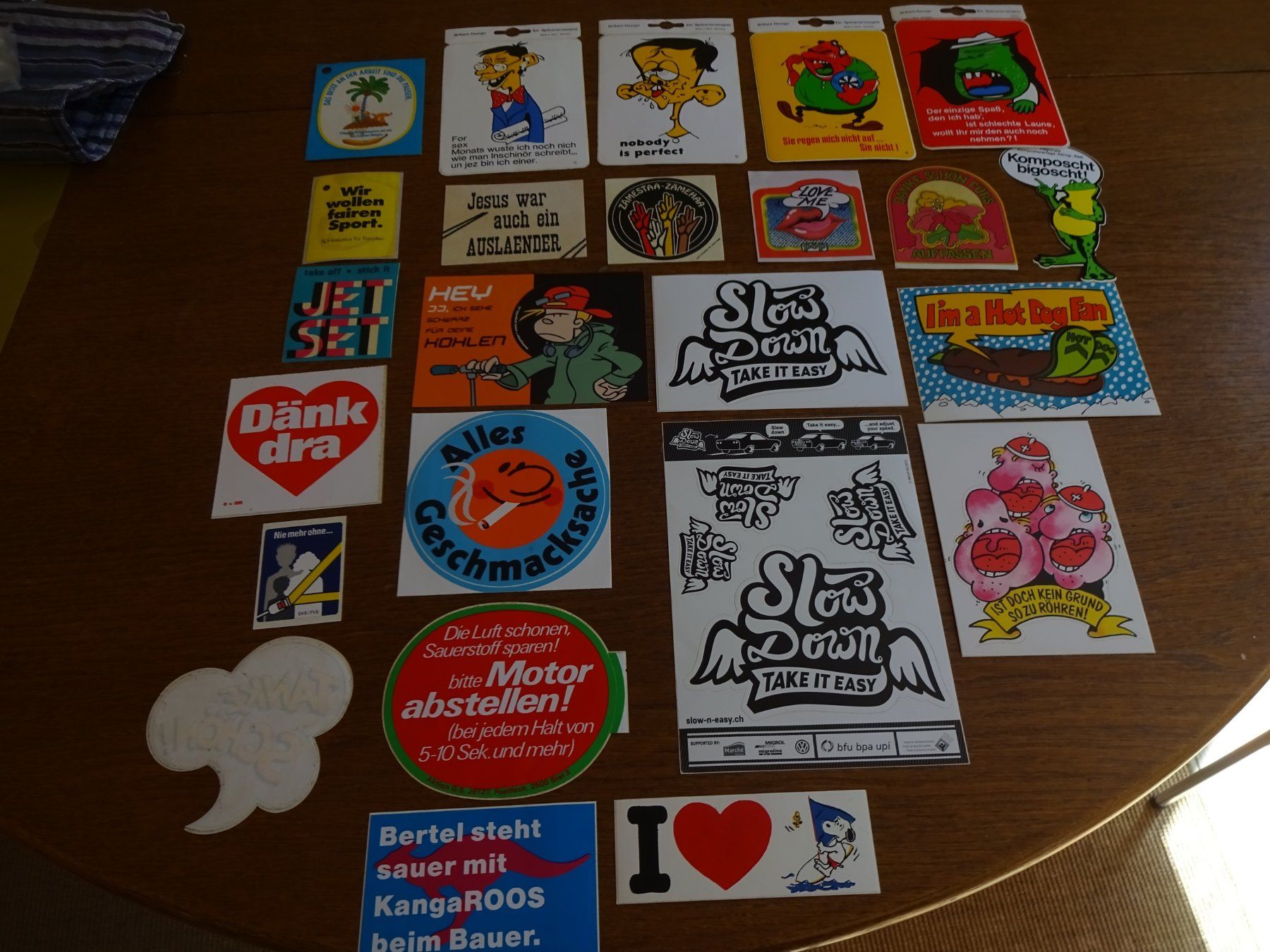 Sticker: alte  Slogans / Sprüche - Aufkleber – Nuovo (secondo la descrizione) da Cham venduto da mktreasure