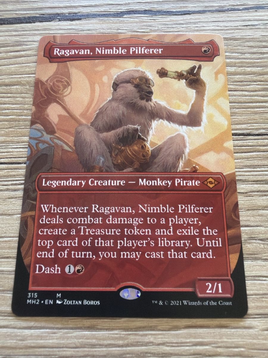 Magic The Gathering Carte collezionabili: Magic the Gathering: Ragavan Nimble Pilferer Borderless, NM – Usato da St. Gallen venduto da lob_bkw9