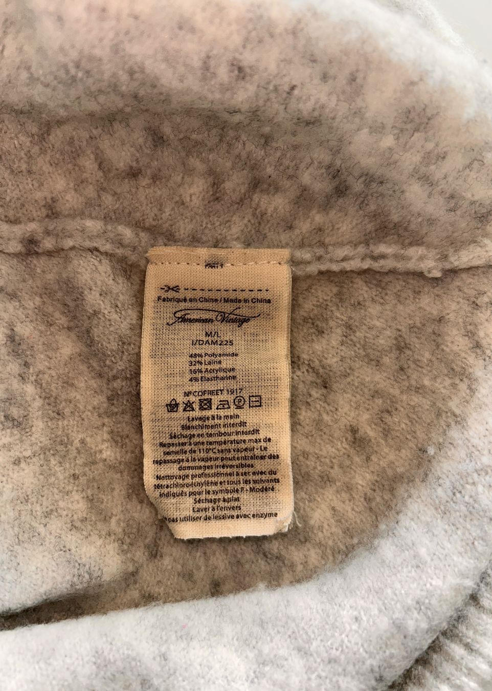 Maglioni & Felpe: Pullover DAMSVILLE von AMERICAN VINTAGE, hellgrau, M/L – Usato da Kreuzlingen venduto da peetzii 6