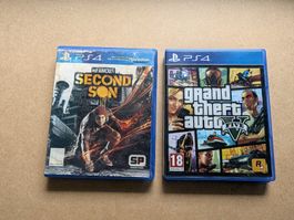 Infamous Second Son und GTA V (Beschreibung lesen!)