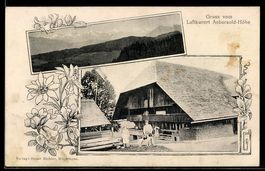 AK Linden /BE, Aebersold-Höhe, Totalansicht mit Bergpanorama