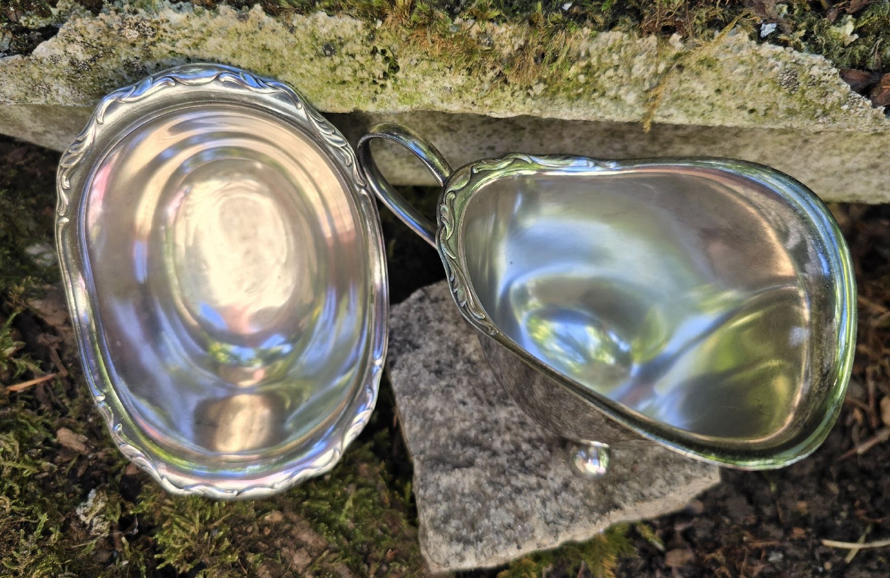 WMF Schalen: Sauciere mit Schale versilbert WMF  – Gebraucht aus Walkringen von Vanuca 3