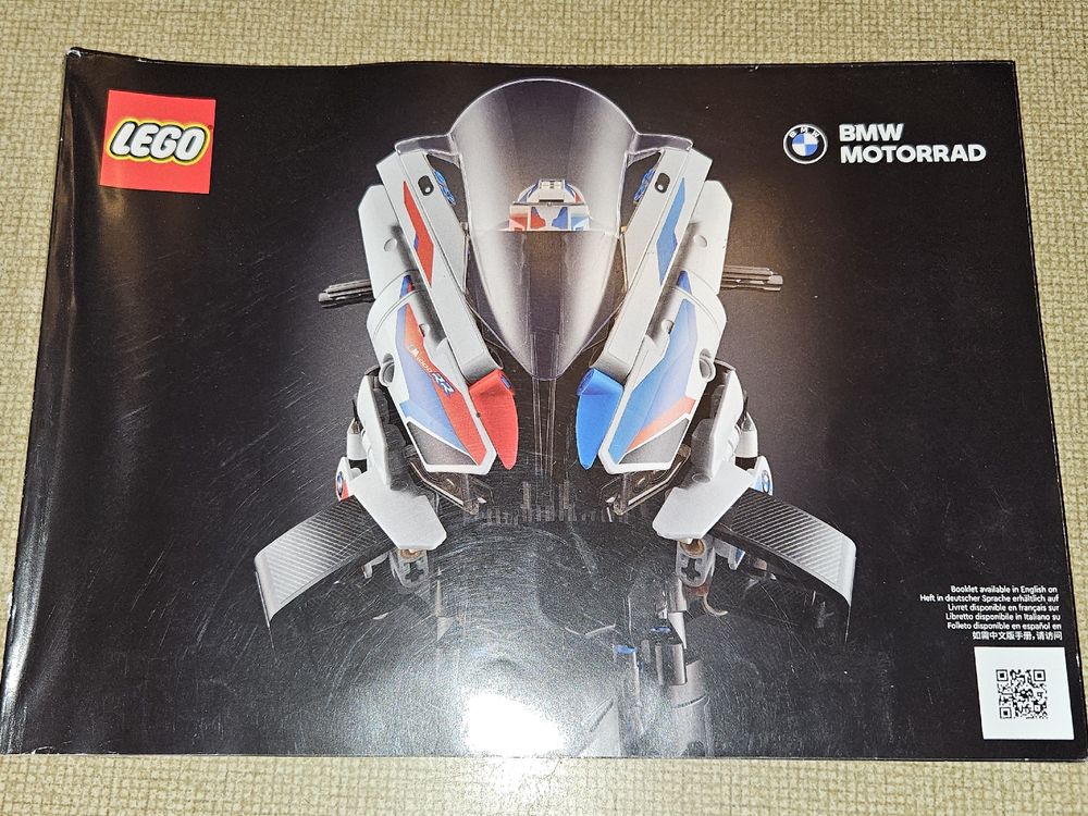 Reobrix Motorrad Modellbausatz 1000 RR – 949 Teile – Maßstab 1:8 – Mit Ständer – Geschenk Für Erwachsene & Teens – Deko Für Zuhause Oder Büro (99040)