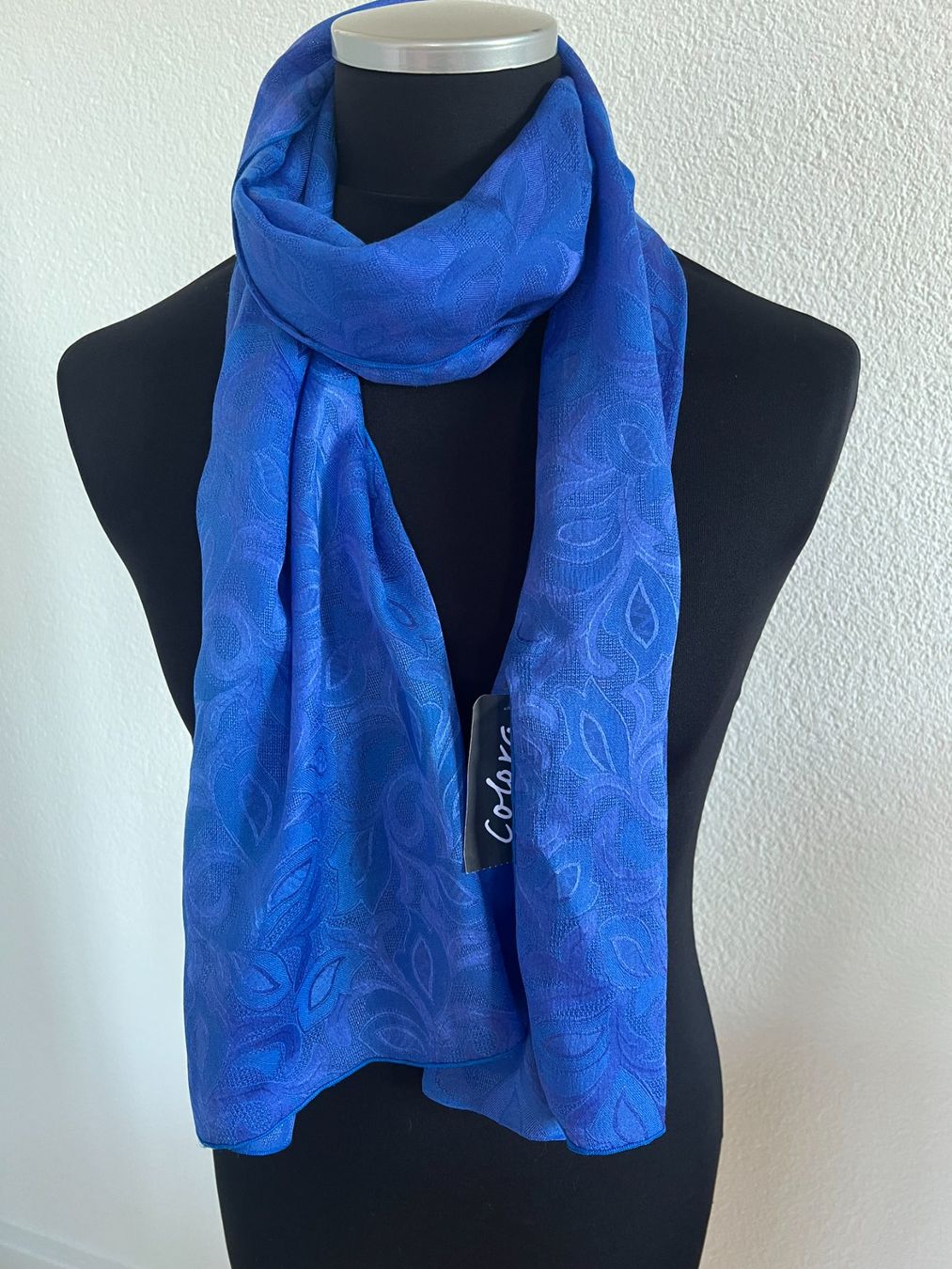 Colora Foulard & Sciarpe: Colora Schal, 68% Seide, Blau, NEU – Nuovo e nell'imballaggio originale da Worb venduto da farben20zauber 1
