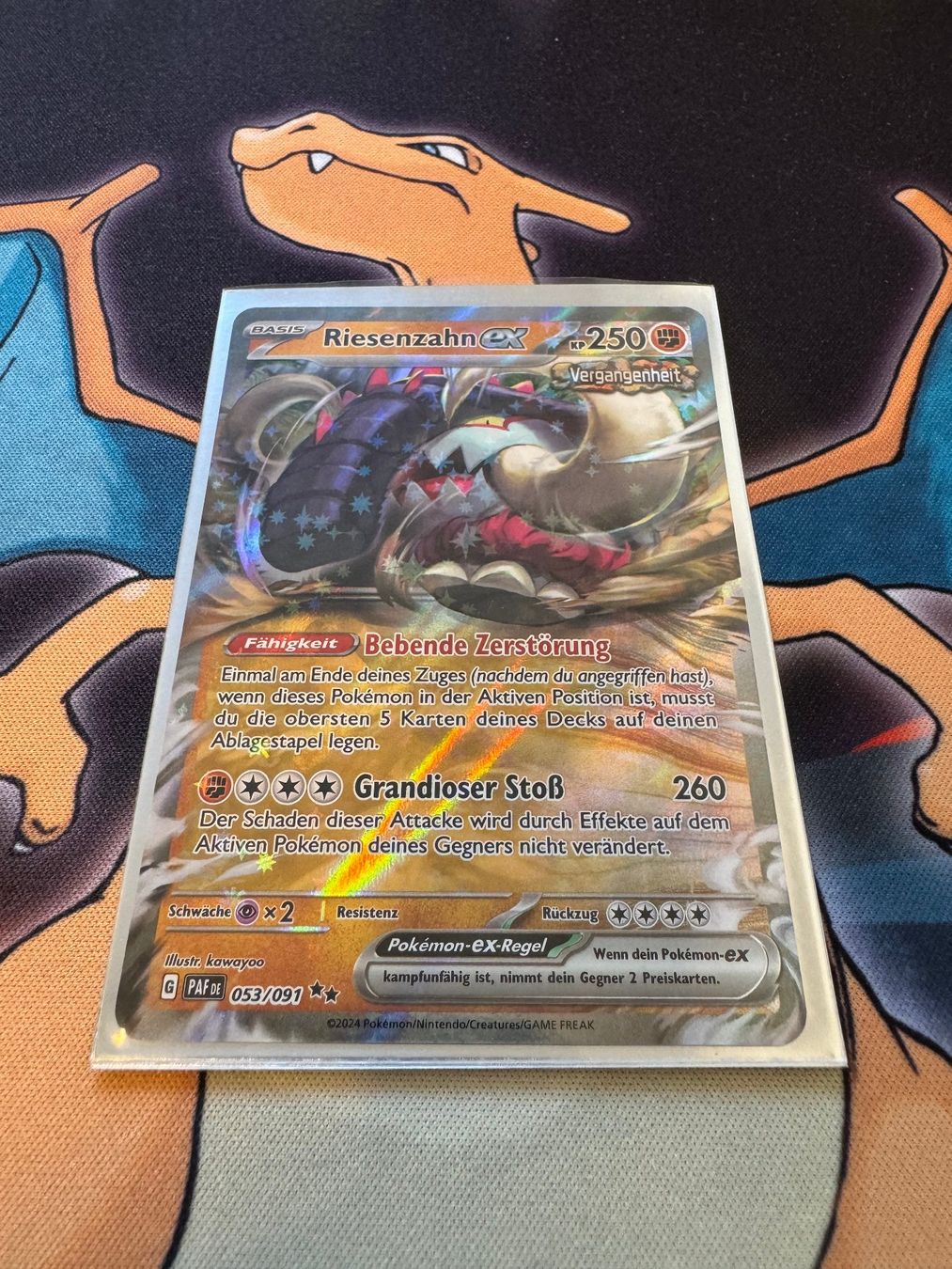 Pokémon Sammelbilder & Trading cards: Riesenzahn ex (PAF 053) - Paldeas Schicksale – Neu (gemäss Beschreibung) aus Bülach von Pfrenzel