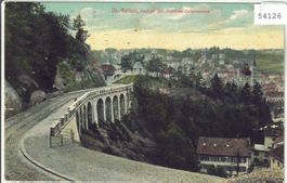 St. Gallen - Viadukt der Gottfried-Keller-Strasse - colorier