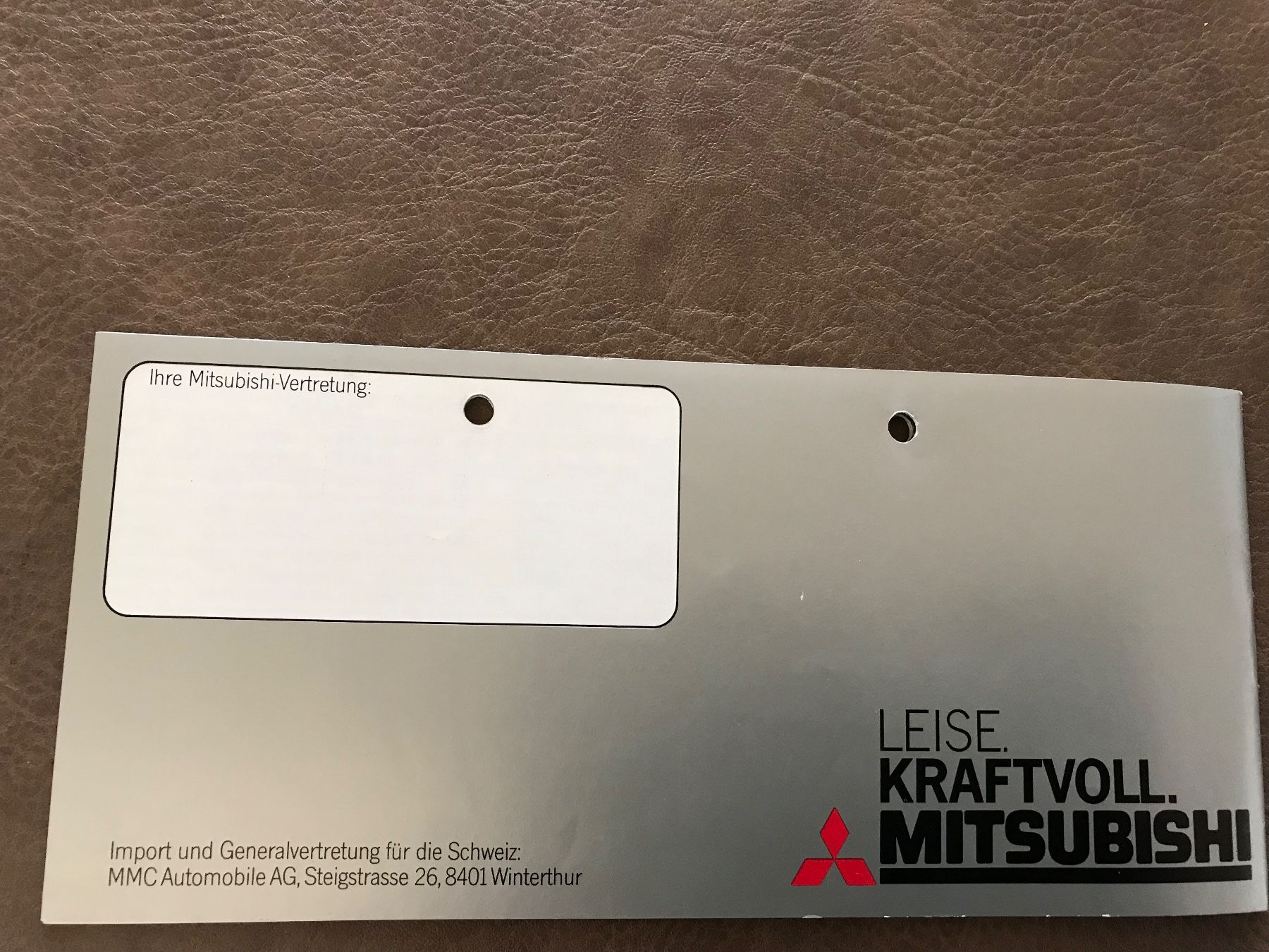 Mitsubishi Documenti: Mitsubishi Prospekt – Usato da Balterswil venduto da Jeko1967 7