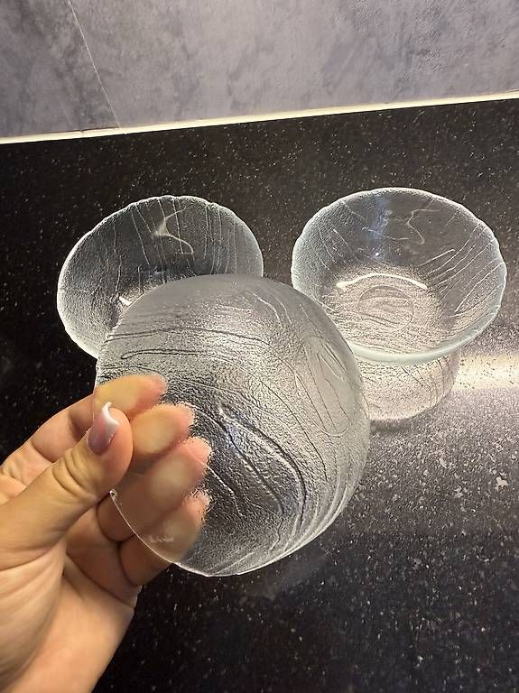 Ciotole: 3 GLAS-SCHALEN SET – Usato da Winterthur venduto da fij_f65r 1