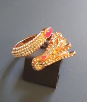 Fingerring Drache roségoldfarbig