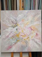 ACRYLBILD, Reliefgemälde auf Leinwand 80x80 cm, Unikat!!!