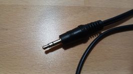 Audio-Kabel 3,5mm schwarz/rot