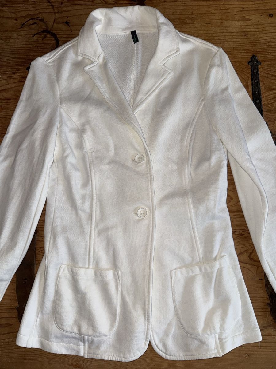 Benetton Giacche: Stile Benetton Blazer weiss Gr. S – Nuovo (secondo la descrizione) da Mauren venduto da ducducturi