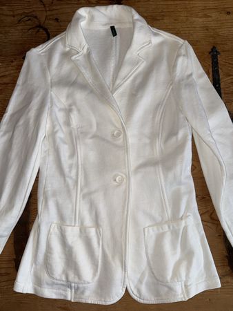 Stile Benetton Blazer weiss Gr. S