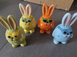 4 Ton Osterhasen grün gelb orange blau Neu Ostern Geschenk